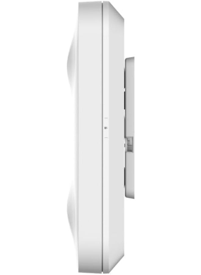 Ruijie نقطة وصول السقف عالية الكثافة RG-RAP2260(H) من Reyee Wi-Fi 6 AX6000، 802.11ax (Wi-Fi 6)، 5.95Gbps، 2x 100M/1000/2500 Base-T Ports، 4x4 MIMO (2.4 GHz & 5 GHz)، 512/130 عملاء موصى بهم، هوائي متعدد الاتجاهات مدمج، PoE++ (48V/1A)، درجة حرارة التشغيل: 0°C~40°C، معتمد من CE و RoHS - Image 3